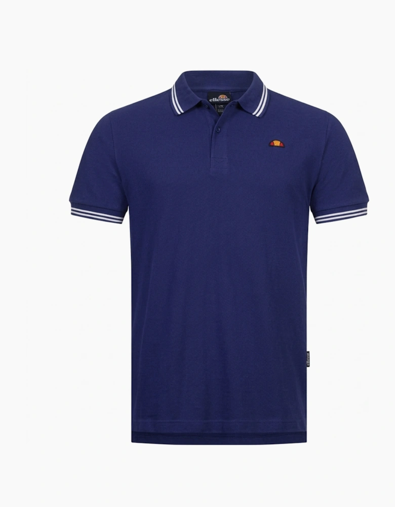 Ellesse Dioran Tipped Mens Polo Shirt Blue