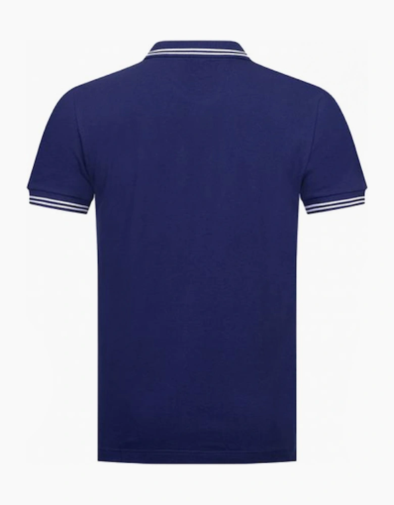 Ellesse Dioran Tipped Mens Polo Shirt Blue