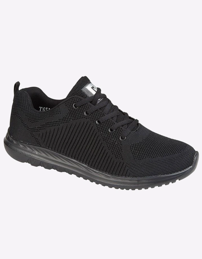 Dek Freeways Memory Foam Trainers Black