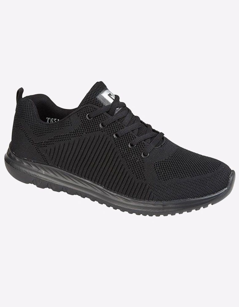 Dek Freeways Memory Foam Trainers Black