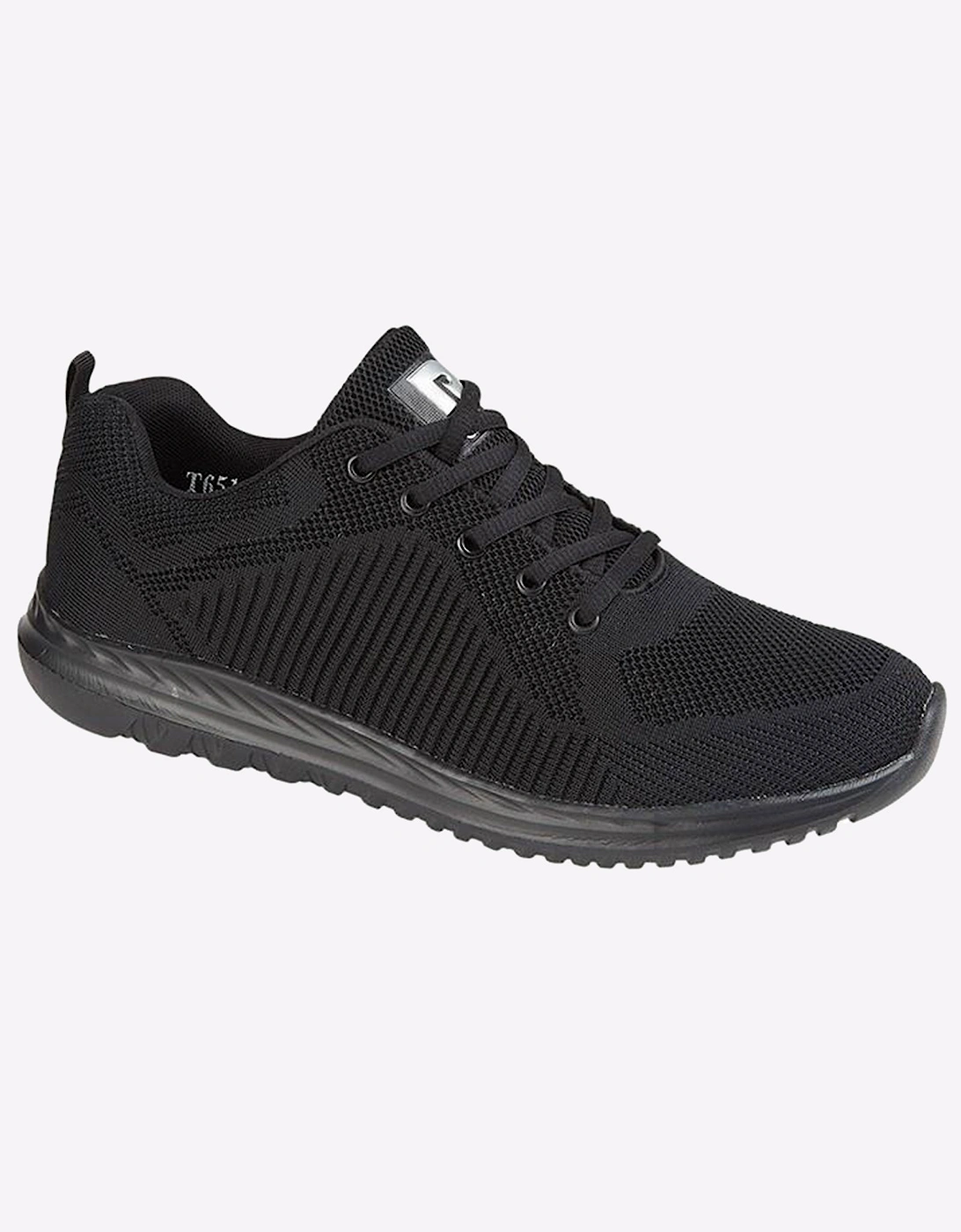 Dek Freeways Memory Foam Trainers Black