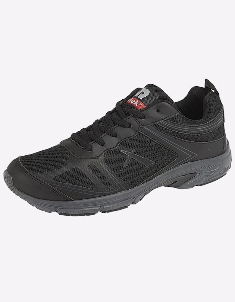 Dek Jensens Superlight Memory Foam Mens Trainers Black