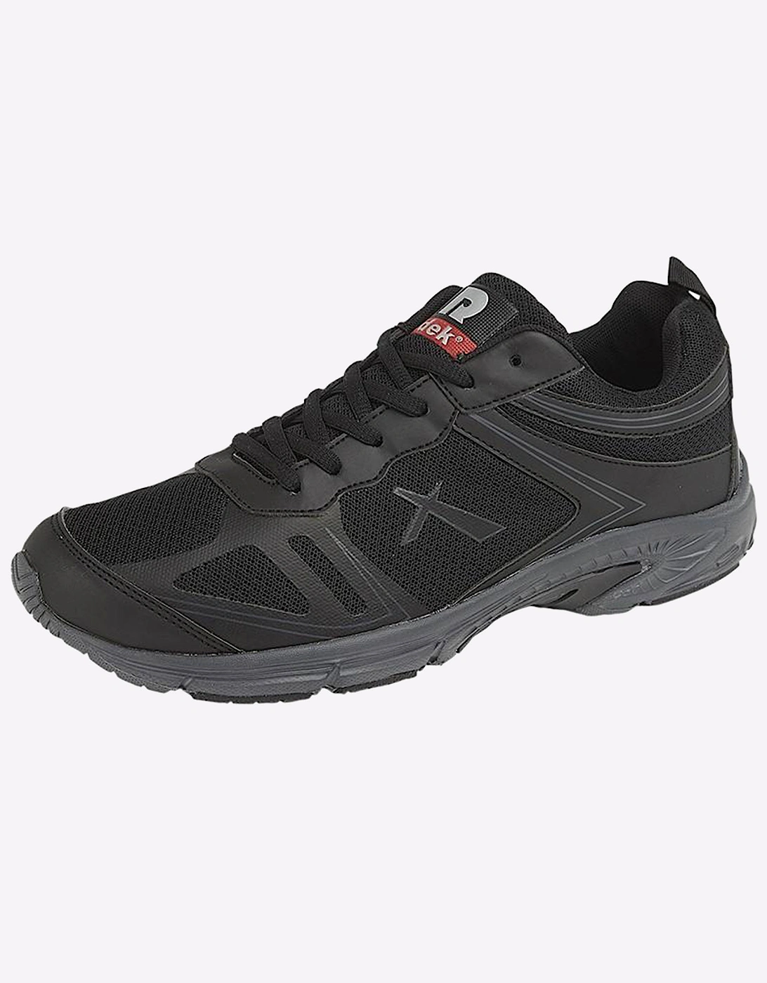 Dek Jensens Superlight Memory Foam Mens Trainers Black