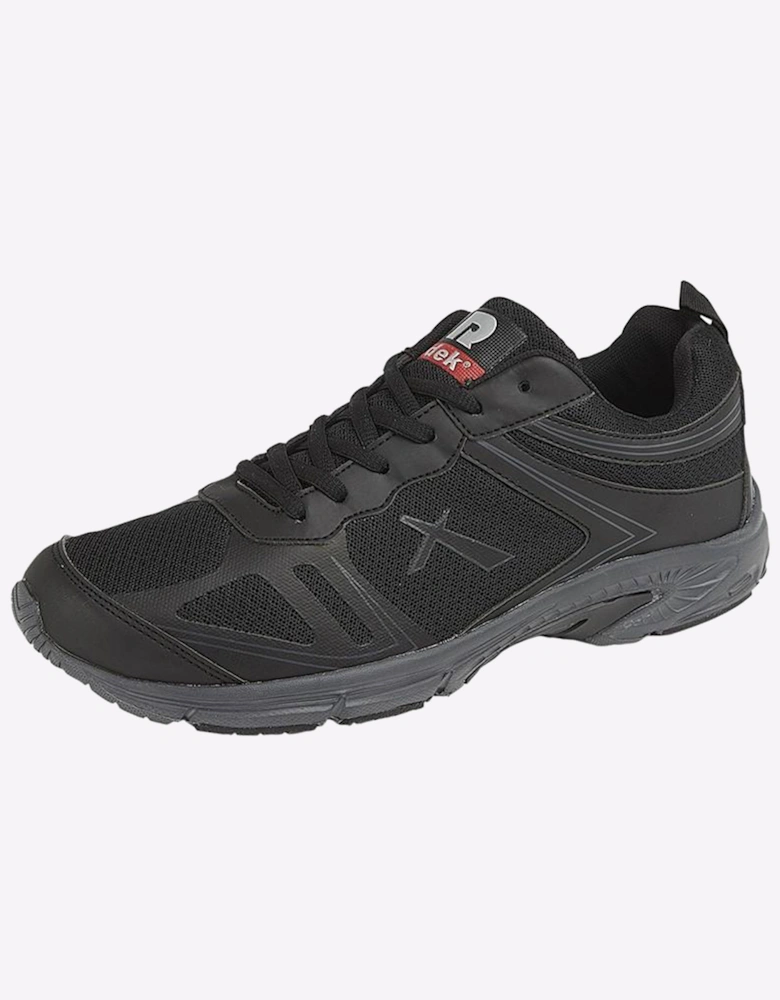 Dek Jensens Superlight Memory Foam Mens Trainers Black