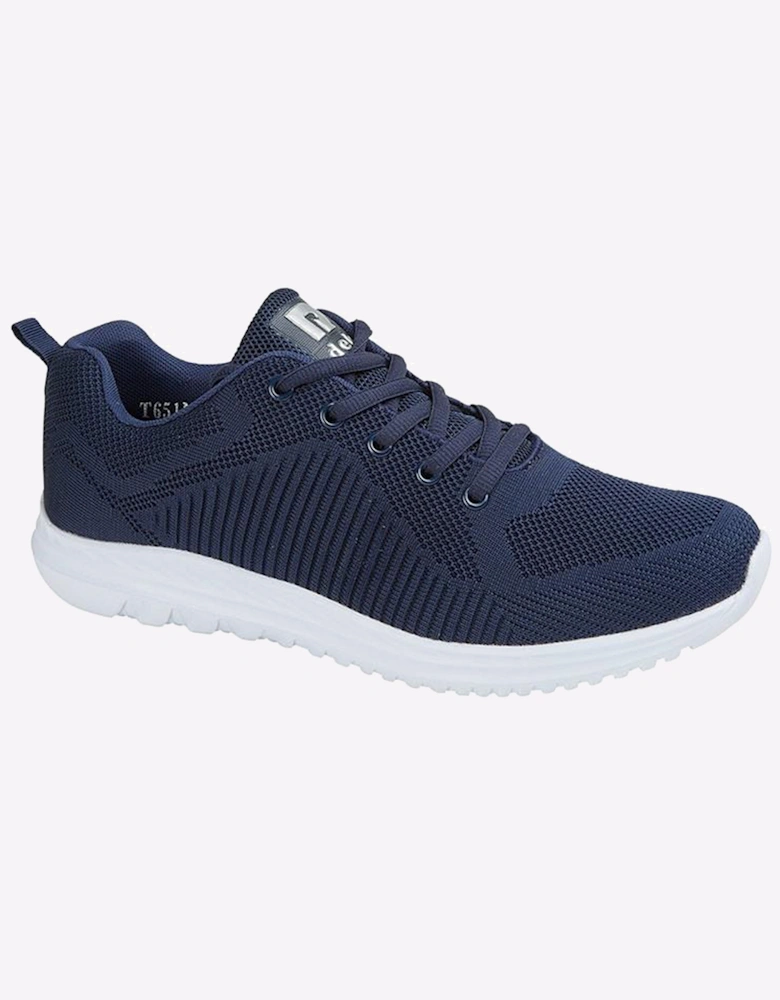 Dek Freeways Memory Foam Trainers Navy