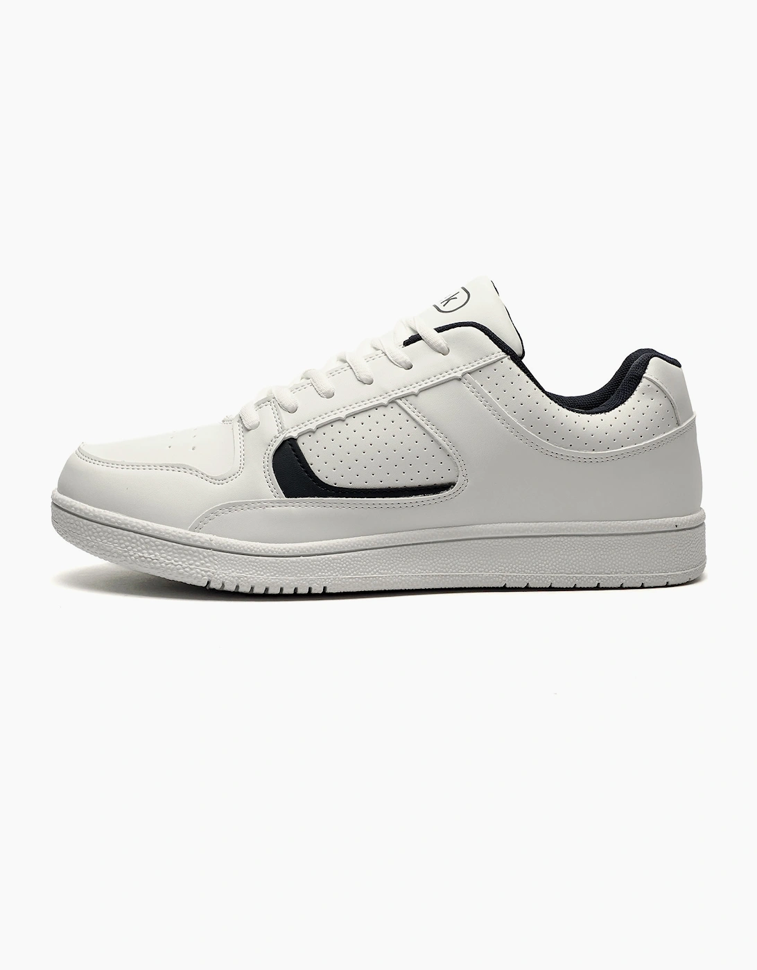 Dek Euston Mens Trainers White/Navy Blue