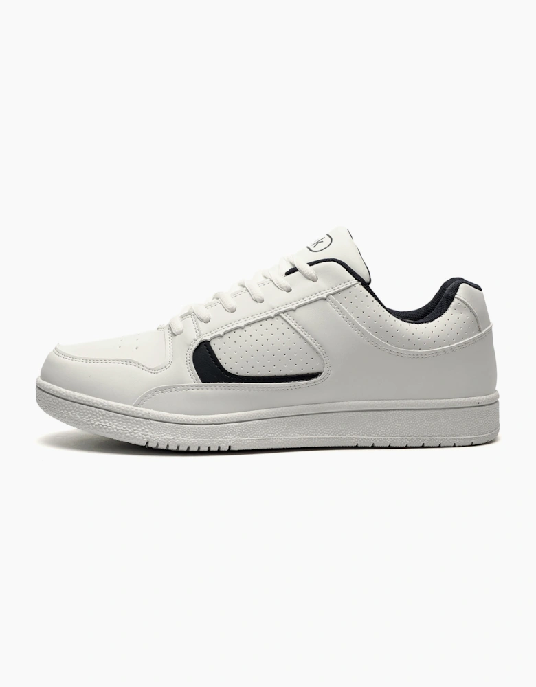 Dek Euston Mens Trainers White/Navy Blue