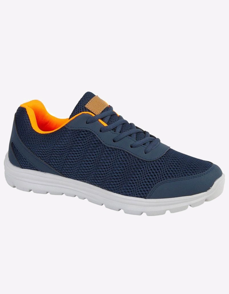 Dek Hyde Park Memory Foam Mens Navy/Orange