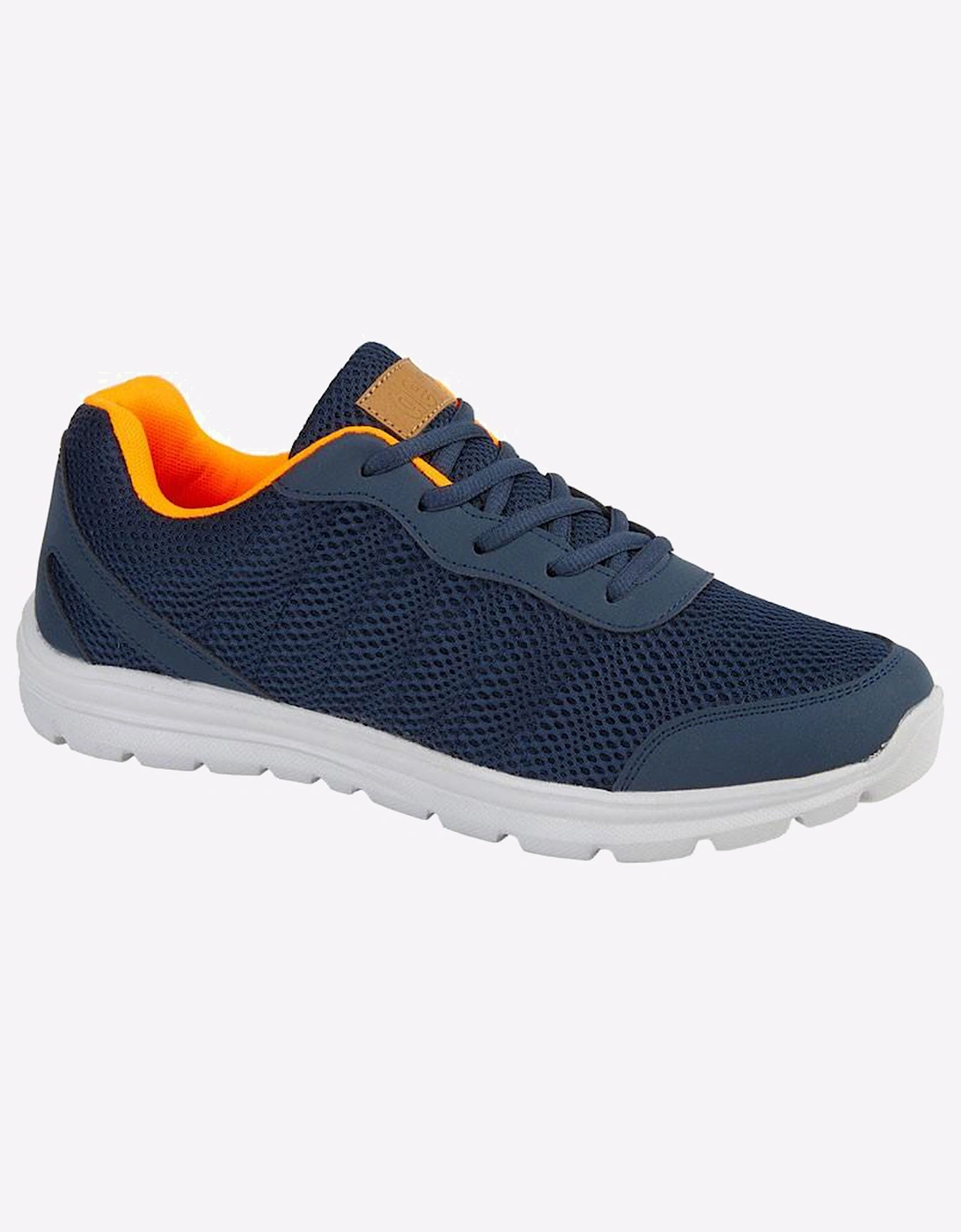 Dek Hyde Park Memory Foam Mens Navy/Orange