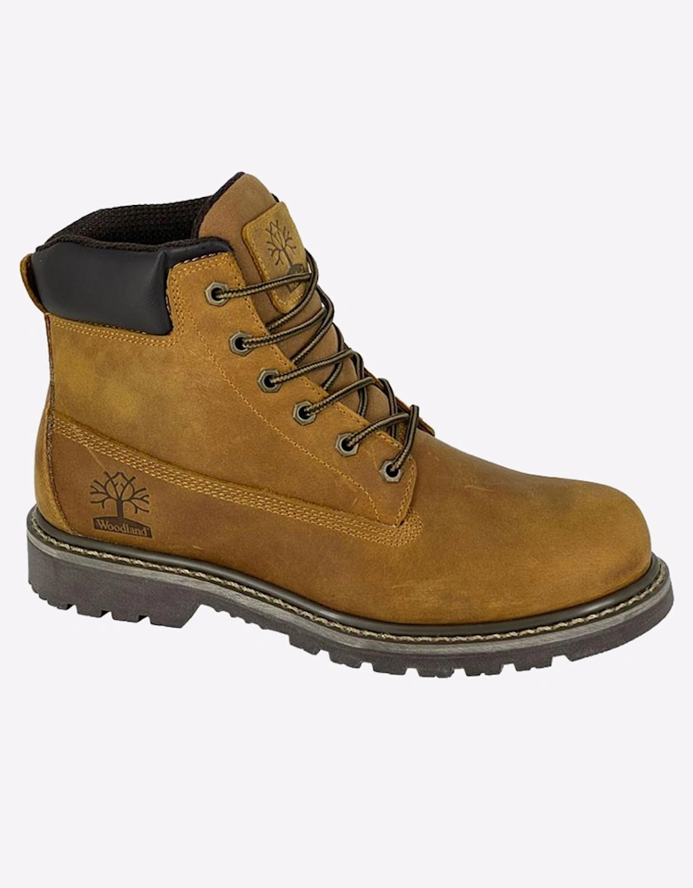 Woodland Bergen Utility Work Boot Mens Brown