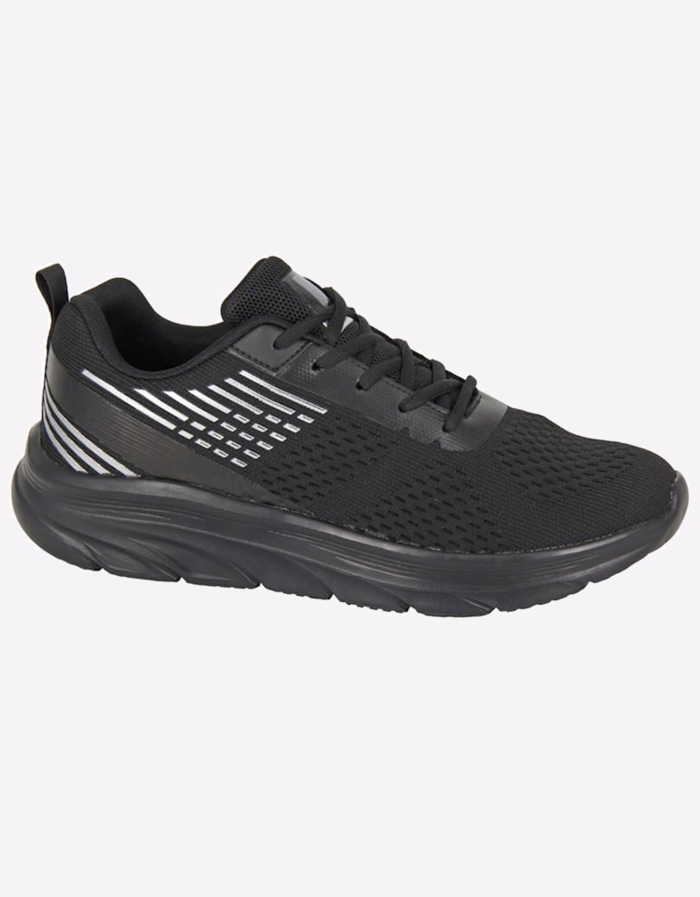 Dek Kestrel Memory Foam Mens Trainers Black