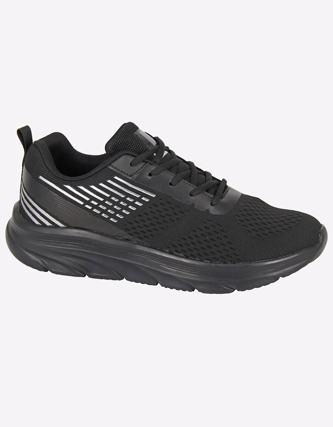 Dek Kestrel Memory Foam Mens Trainers Black