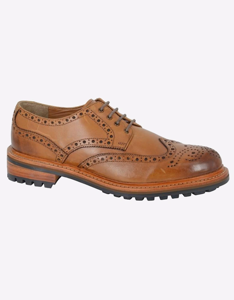 Woodland Albury Gibson Brogue Mens Brown