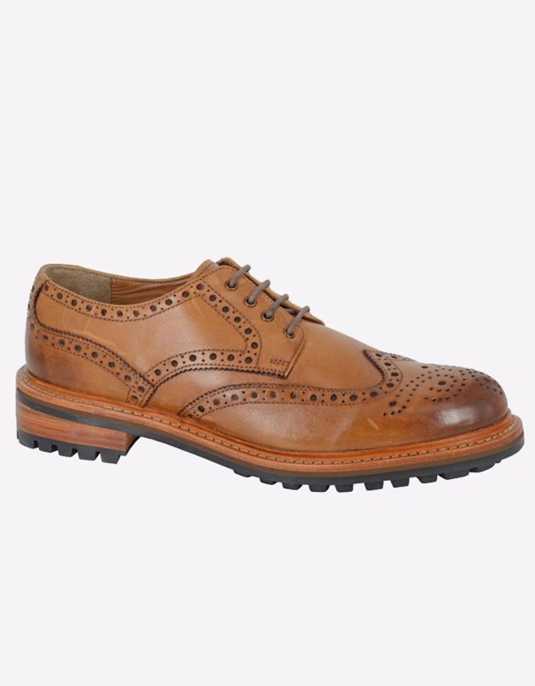 Woodland Albury Gibson Brogue Mens Brown