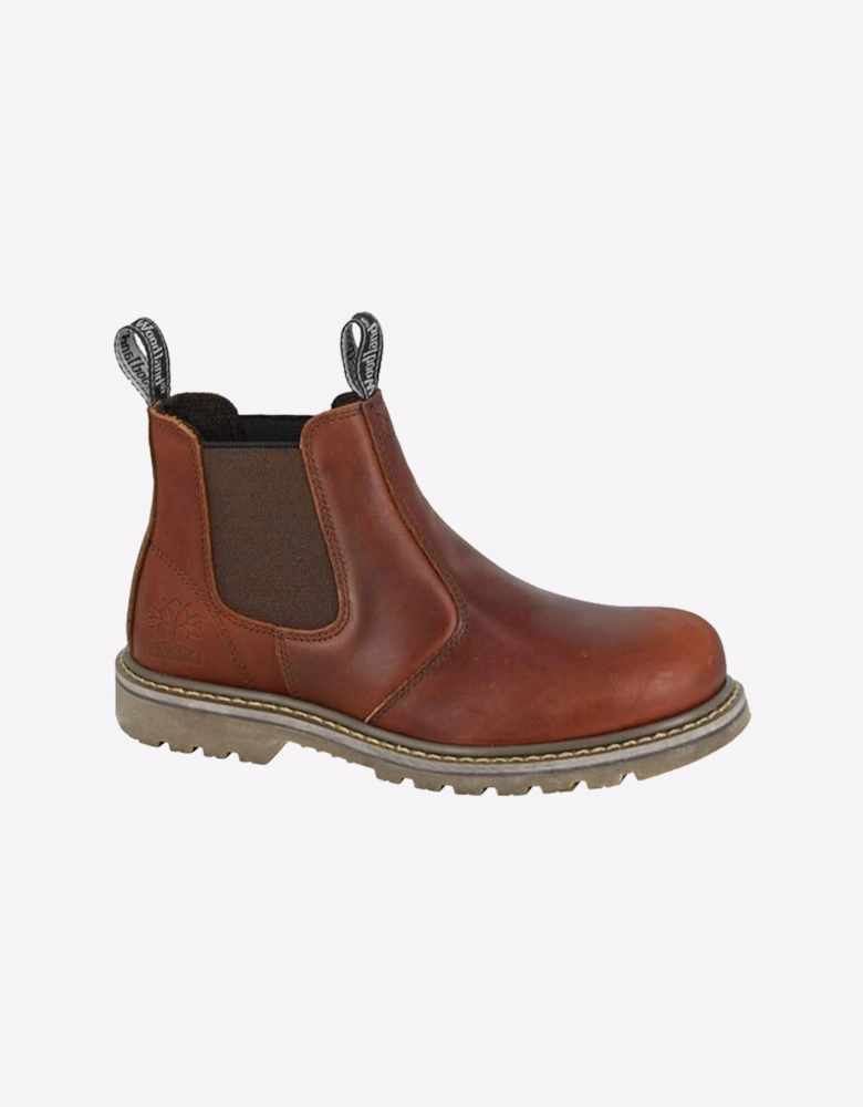 Woodland Davenport Chelsea Boots Mens Brown