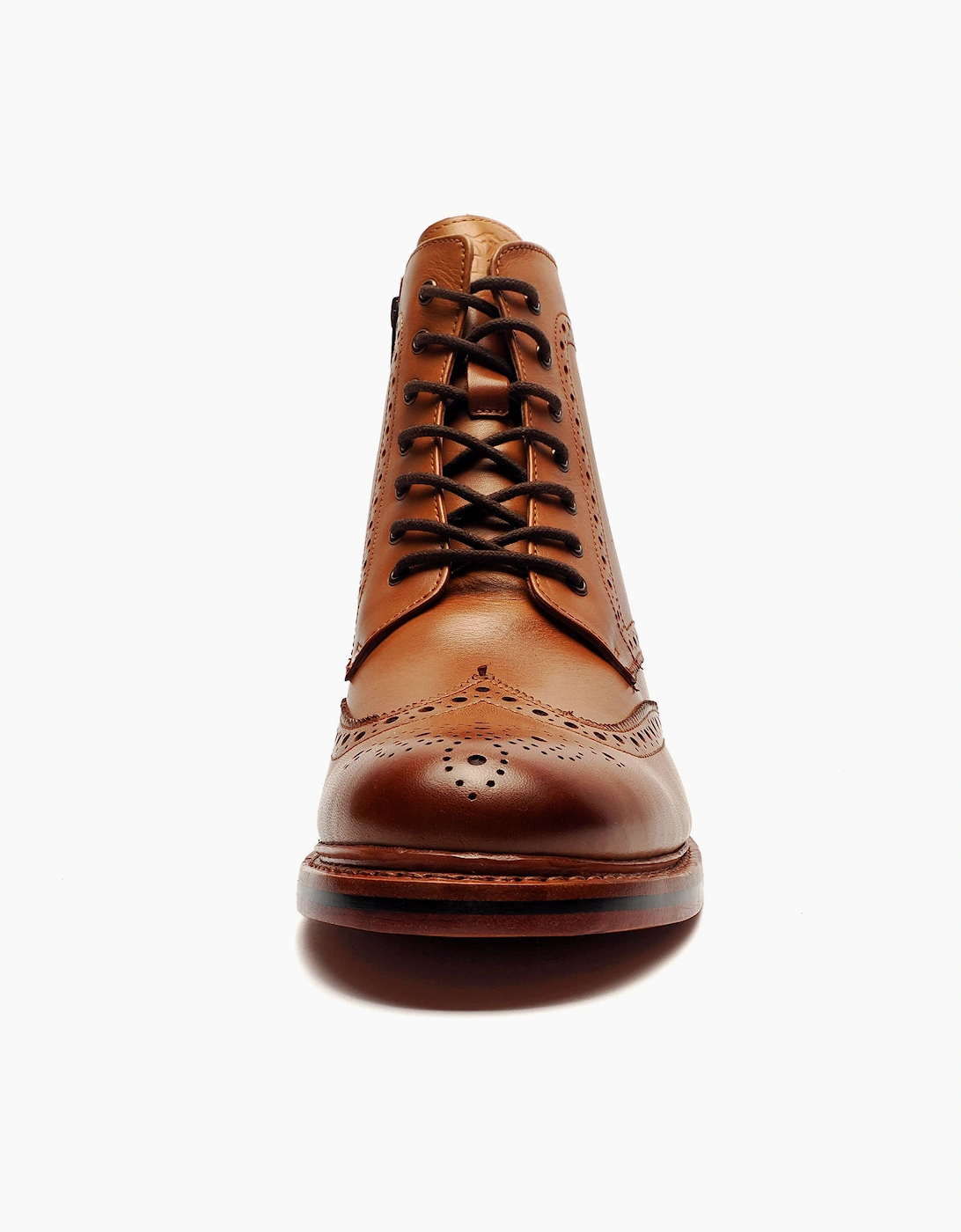 Woodland Brampton Brogue Boot Mens Tan