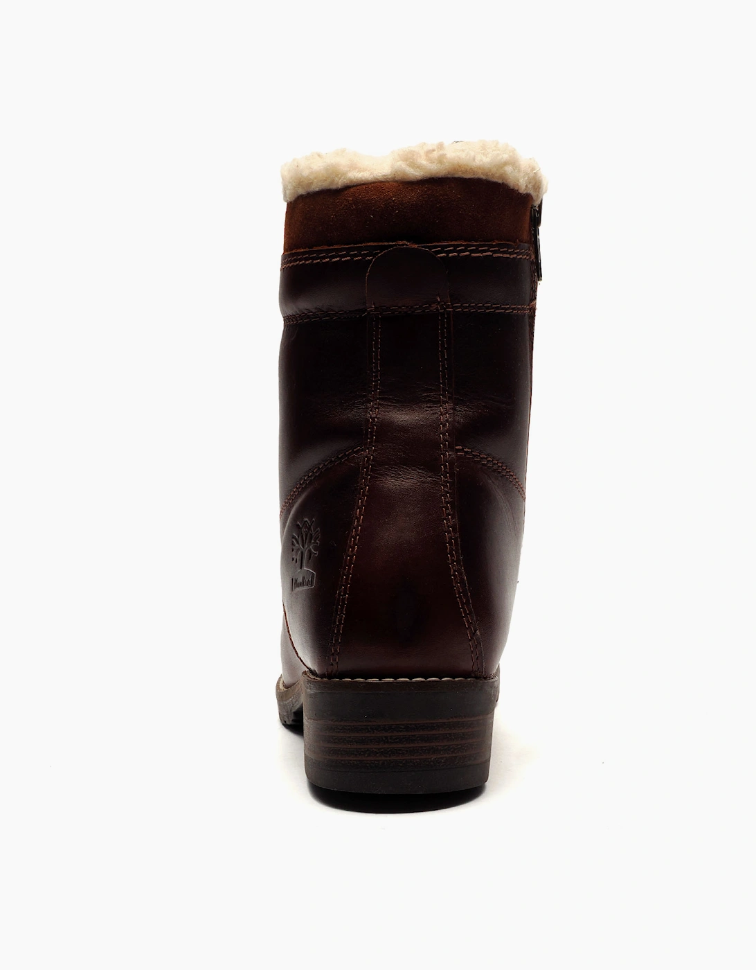 Woodland Delamere High Ankle Leather Womens Boots Brown