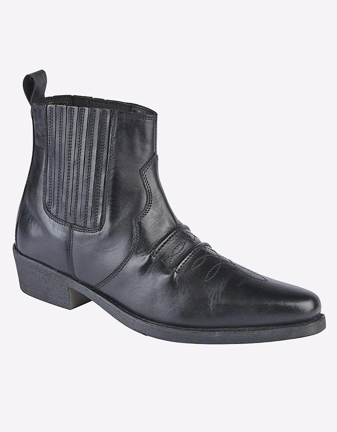 Woodland Nebraska Ankle Boots Mens Black