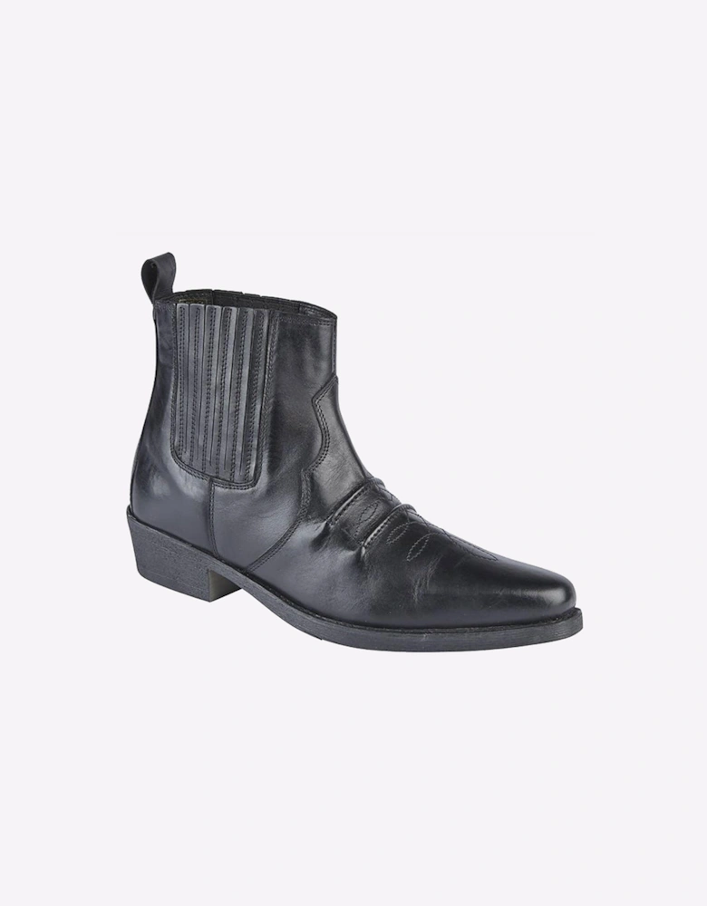 Woodland Nebraska Ankle Boots Mens Black