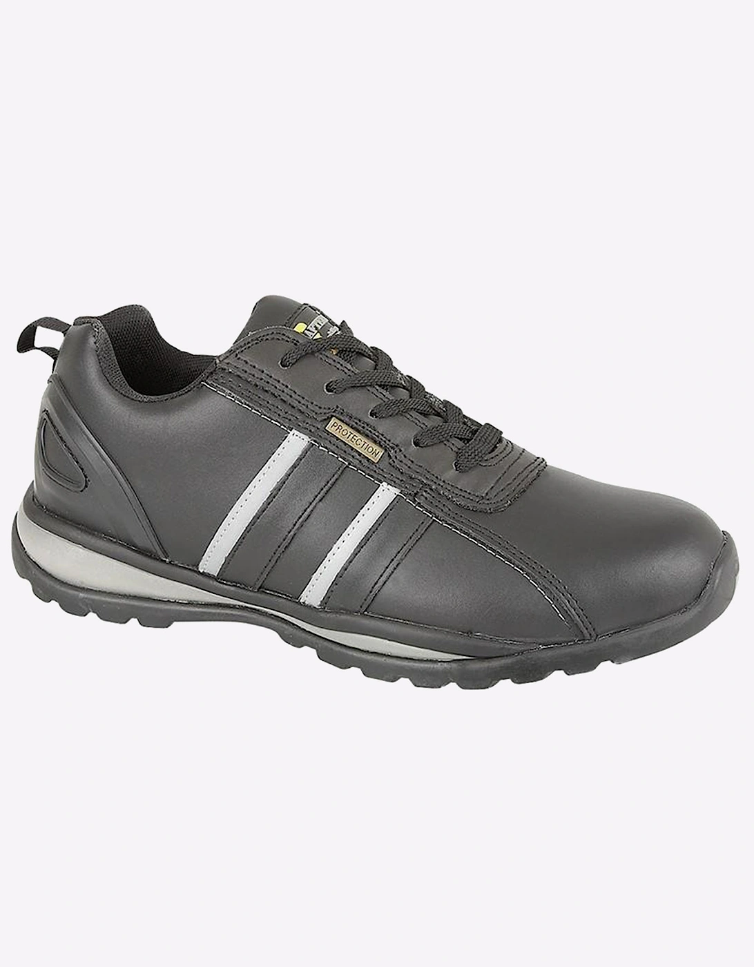 Grafters Delta Safety Trainers Mens Black/Grey