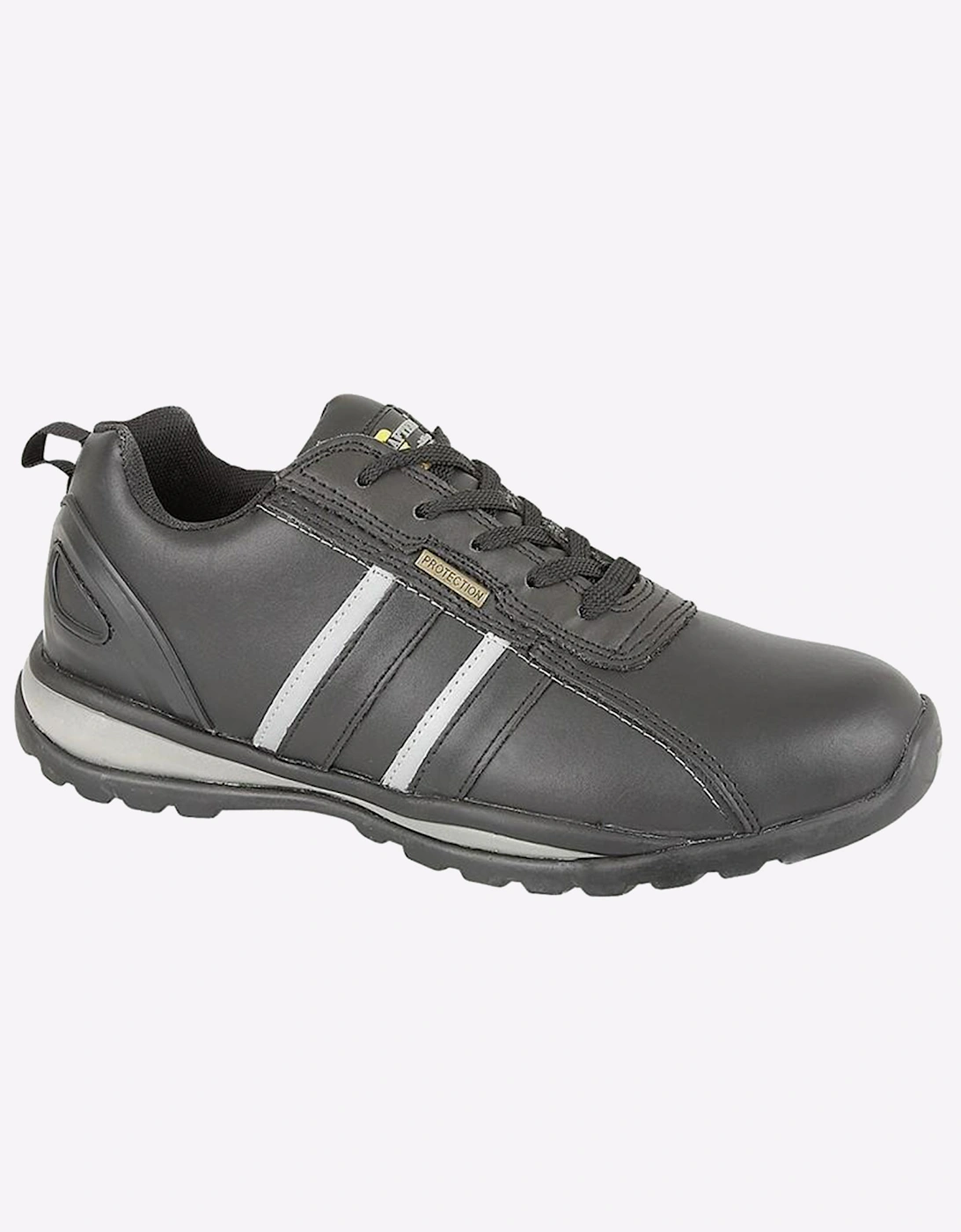 Grafters Delta Safety Trainers Mens Black/Grey