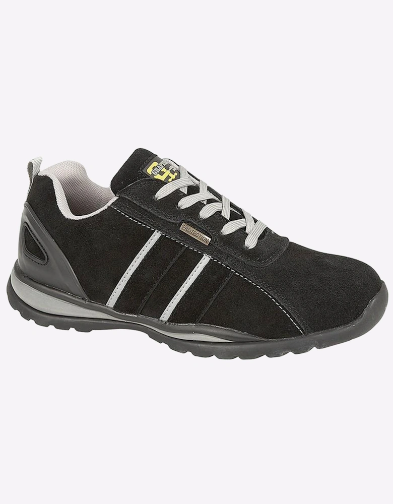Grafters Delta Safety Trainers Mens Black/Grey