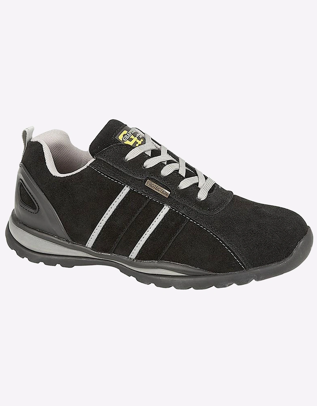 Grafters Delta Safety Trainers Mens Black/Grey