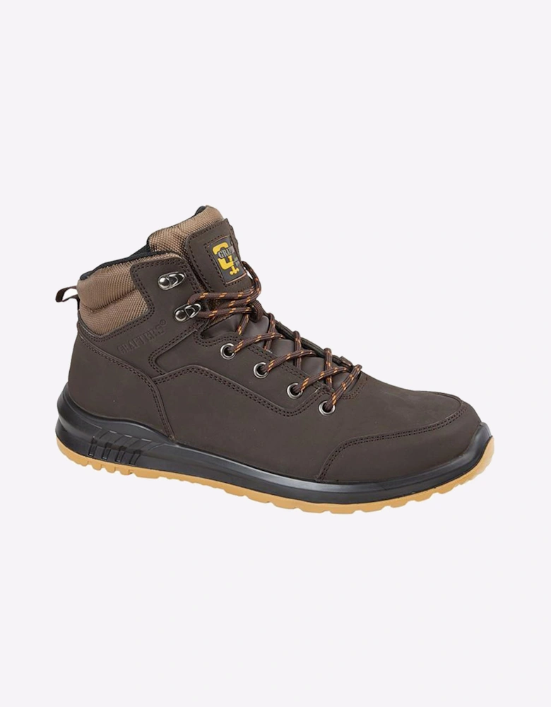 Grafters Action Safety Boots Mens Brown