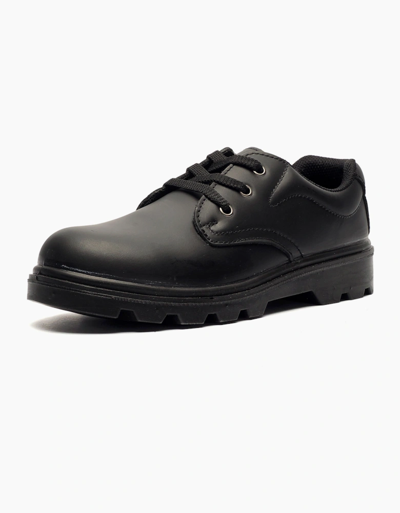 Grafters Iowa Leather Safety Shoes Mens Black