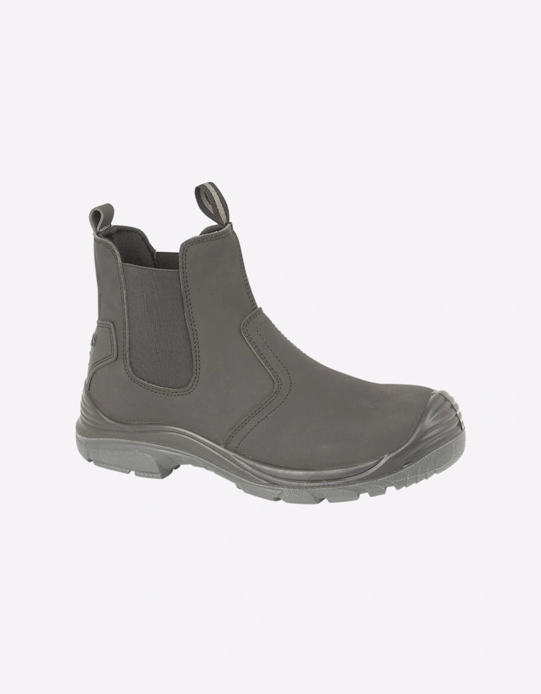 Grafters Goodwin Safety Boot Leather Mens Black