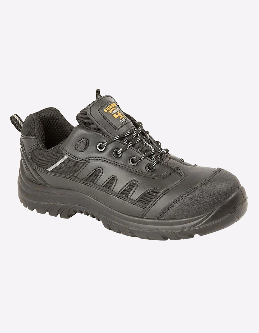 Grafters Cullman Leather Safety Shoe Mens Black