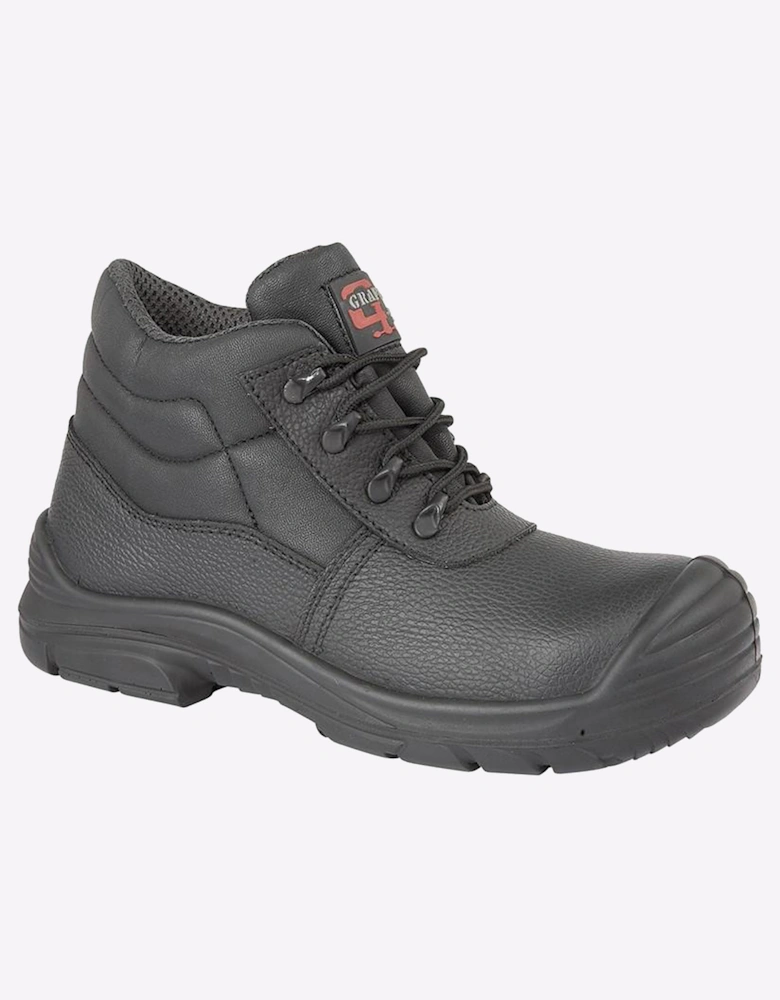 Grafters Redwood Waterproof Safety Boots Wide Fit Mens Black