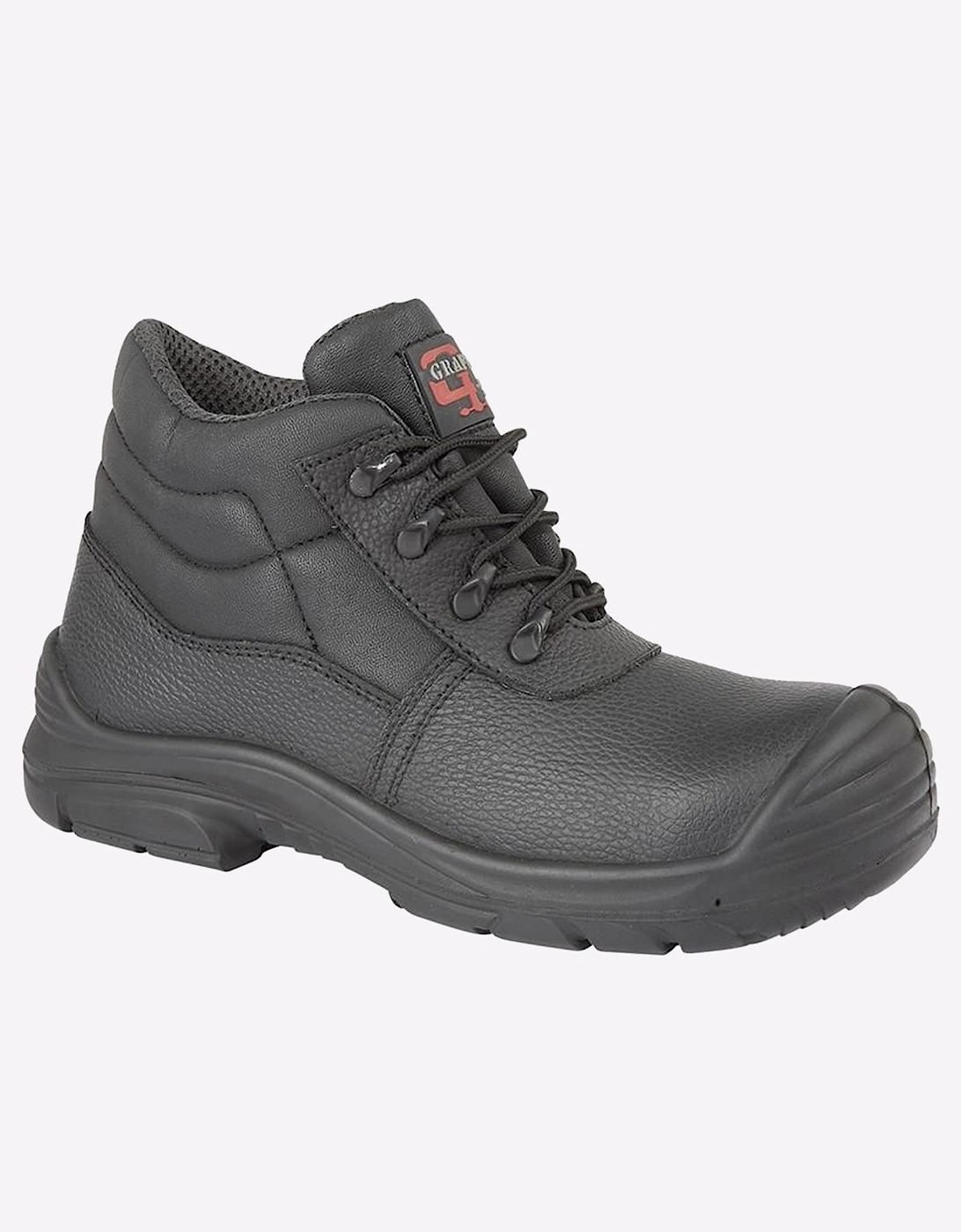 Grafters Redwood Waterproof Safety Boots Wide Fit Mens Black