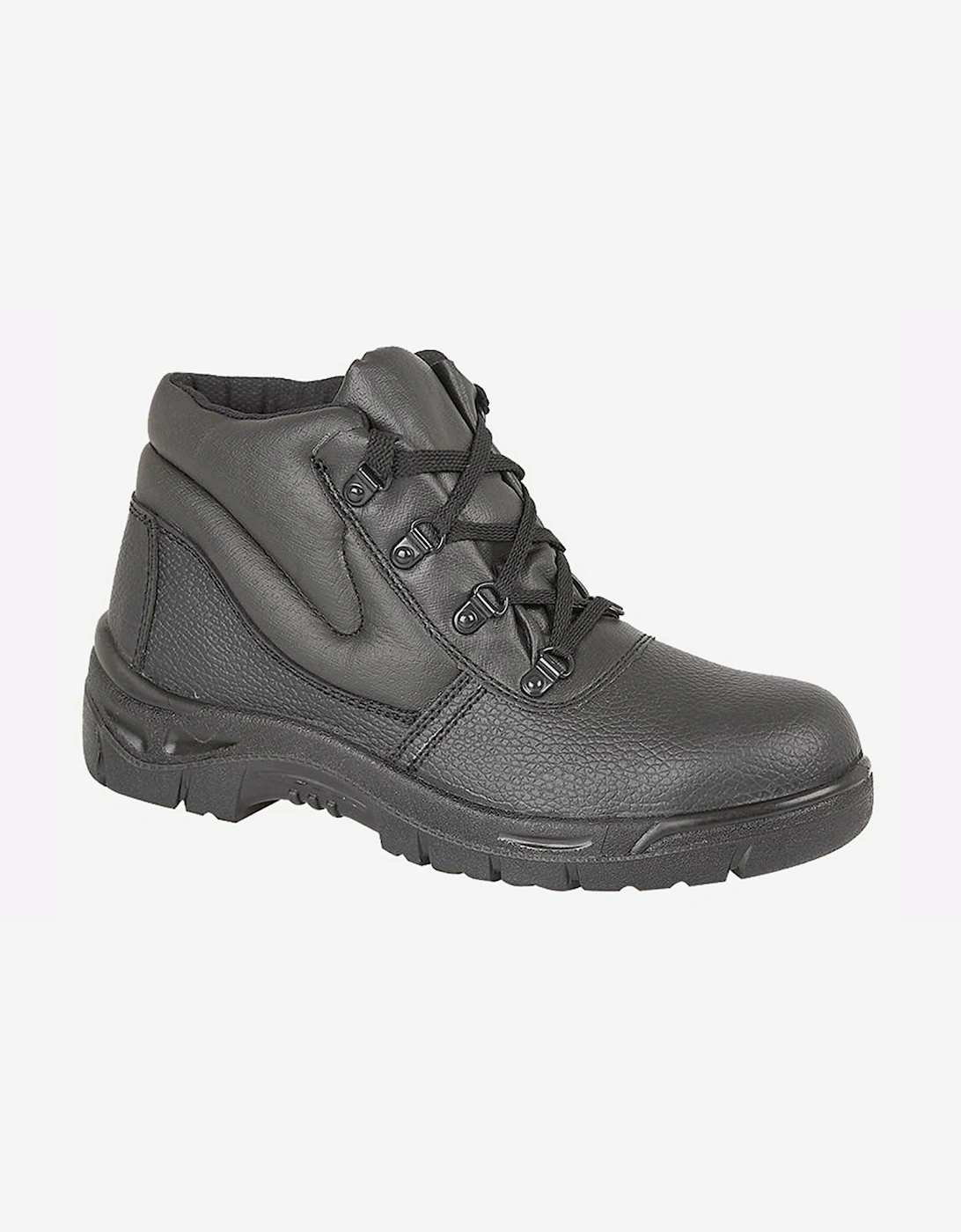 Grafters Condor Mens Leather Safety Boots Black