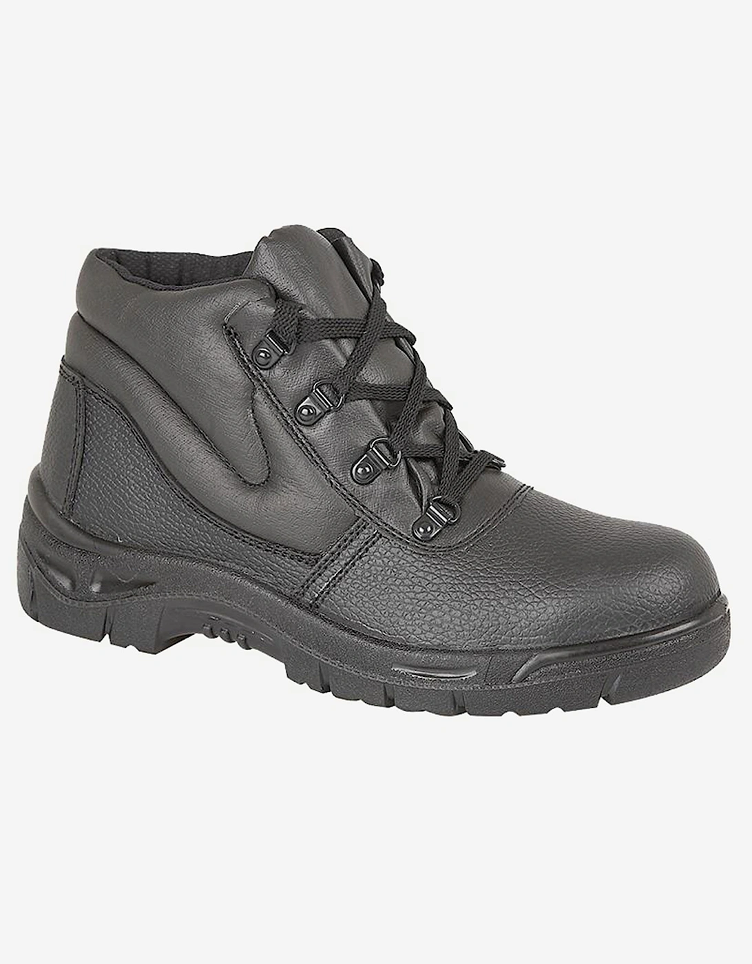Grafters Condor Mens Leather Safety Boots Black