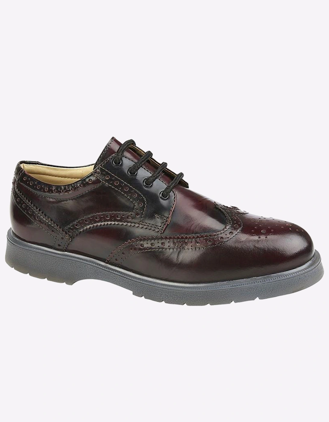 Grafters Woolsington Leather Mens Burgundy