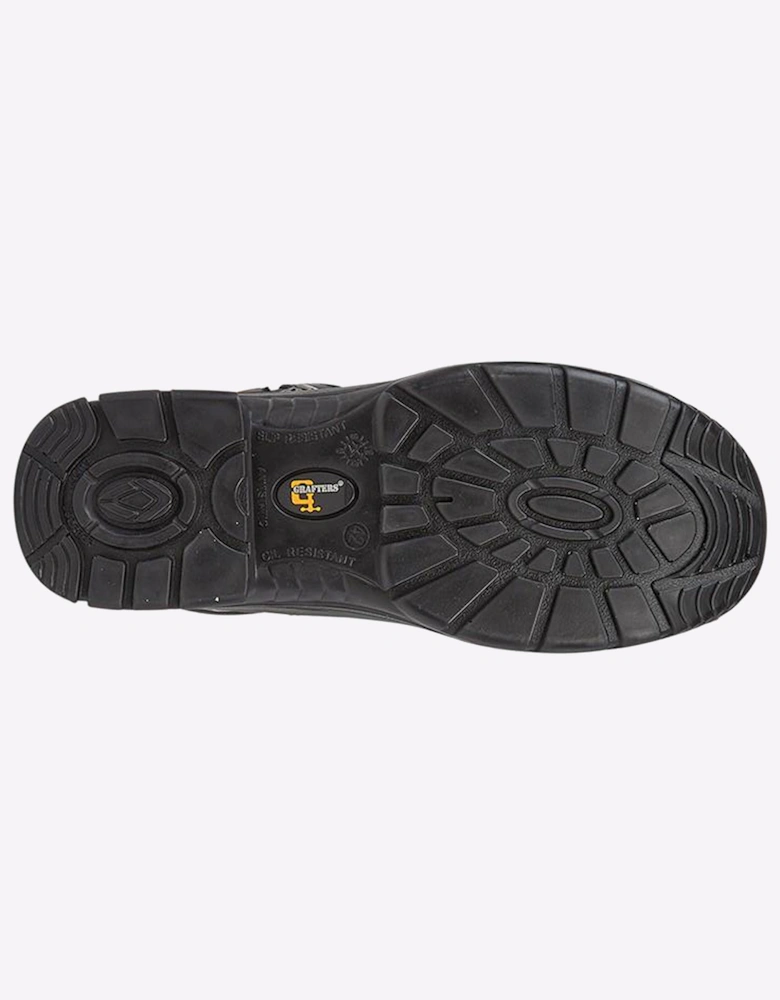 Grafters Culverton Safety Shoes Mens (Extra Wide Fit) Black