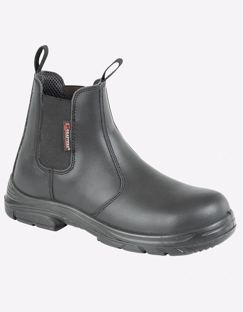 Grafters Barstow Safety Boots Mens (Extra Wide Fit) Black