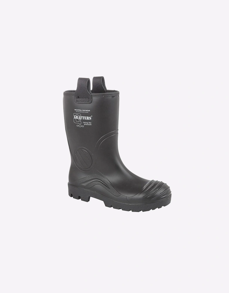 Grafters Antioch Full Safety Waterproof Rigger Boot Black