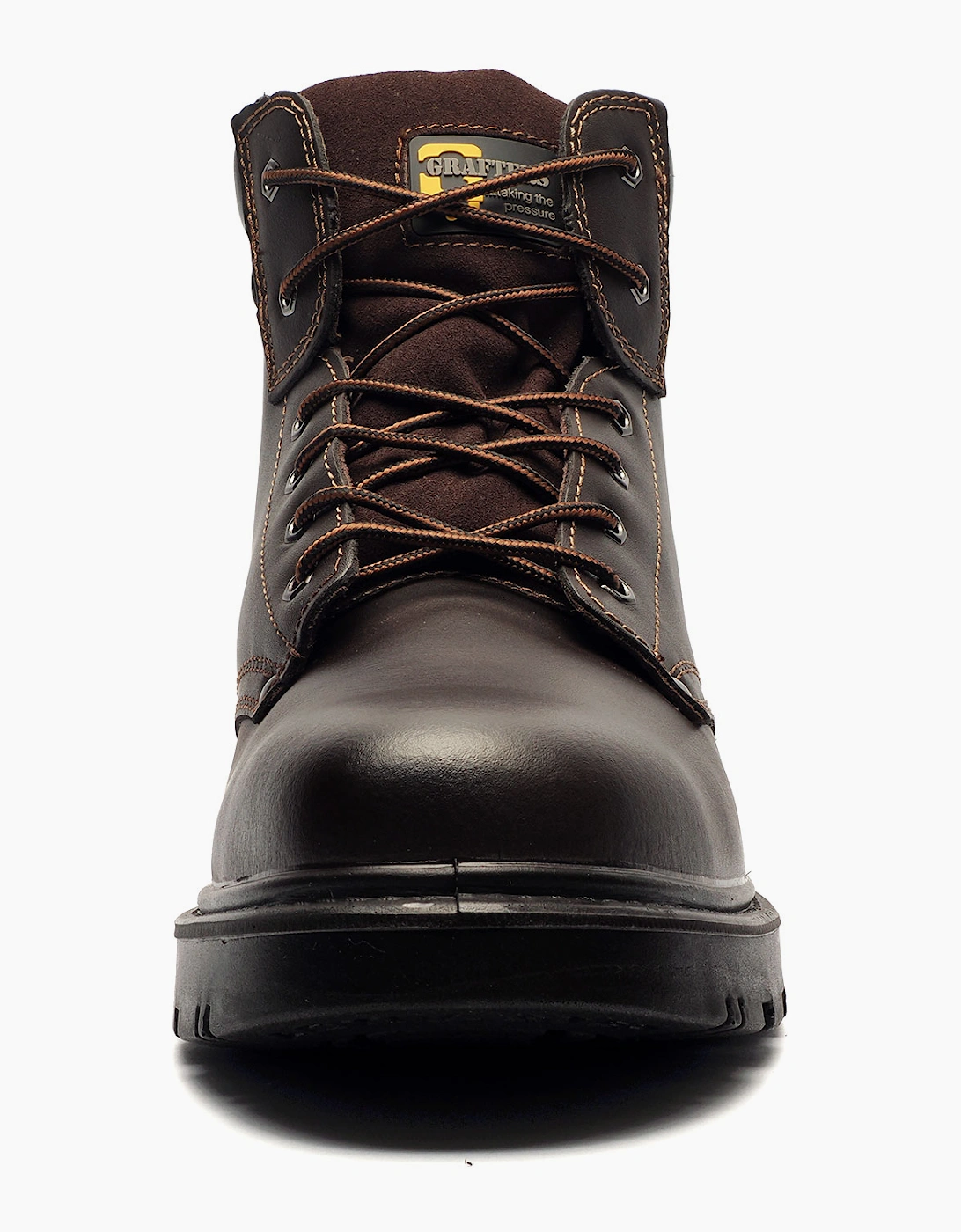 Grafters Apprentice Safety Boots Mens Brown