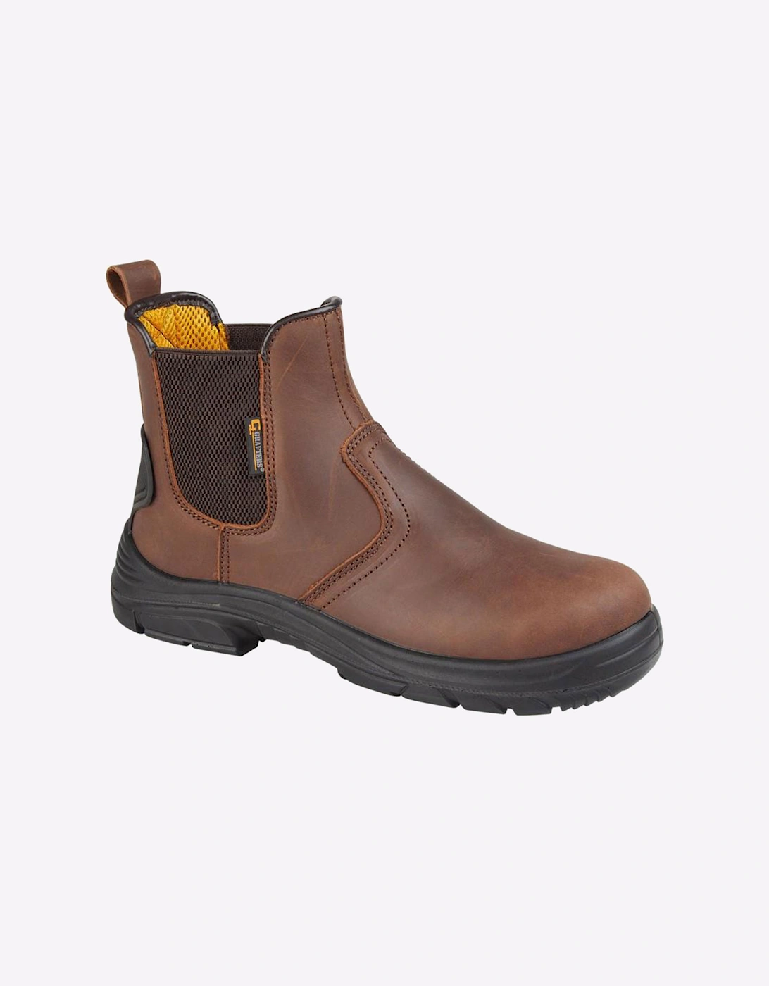 Grafters Lancaster Safety Boots Mens (Extra Wide Fit) Brown