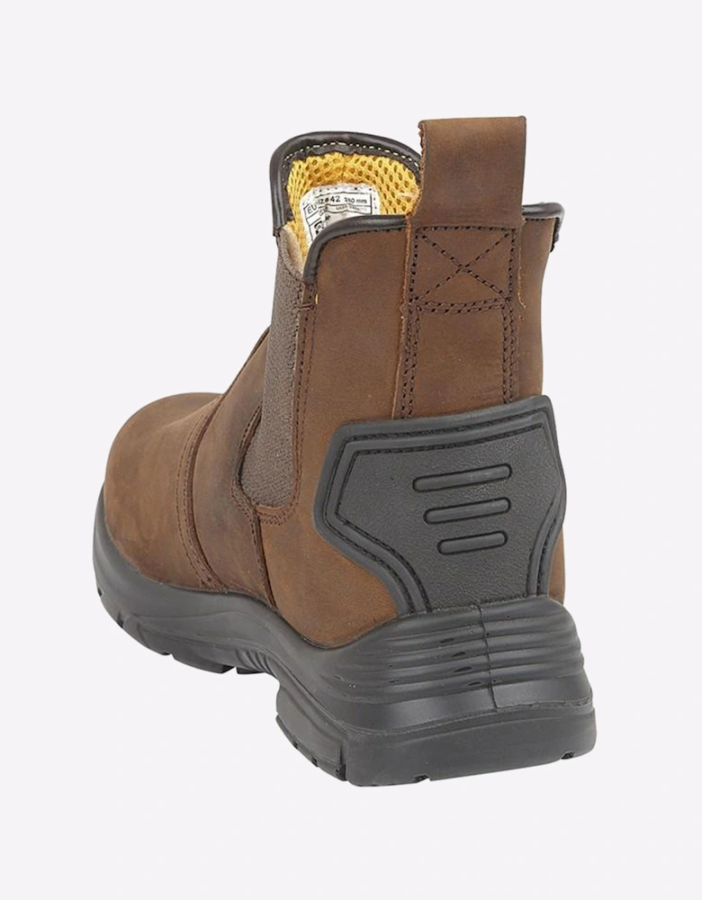 Grafters Lancaster Safety Boots Mens (Extra Wide Fit) Brown