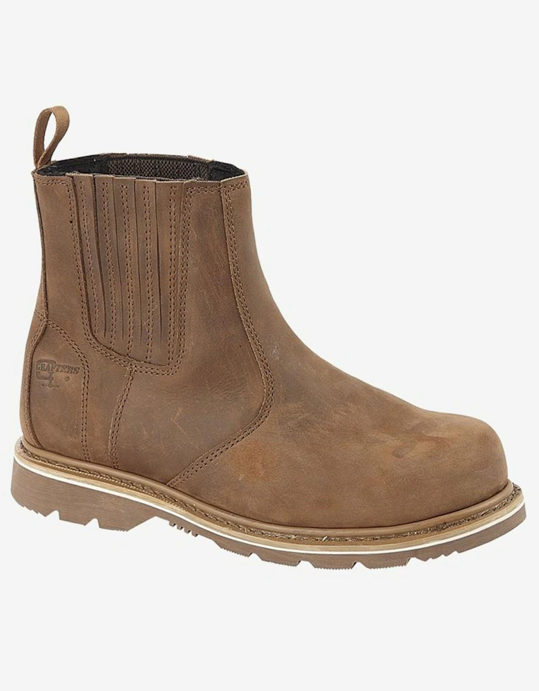 Grafters Longrood Safety Dealer Boots Mens Dark Brown