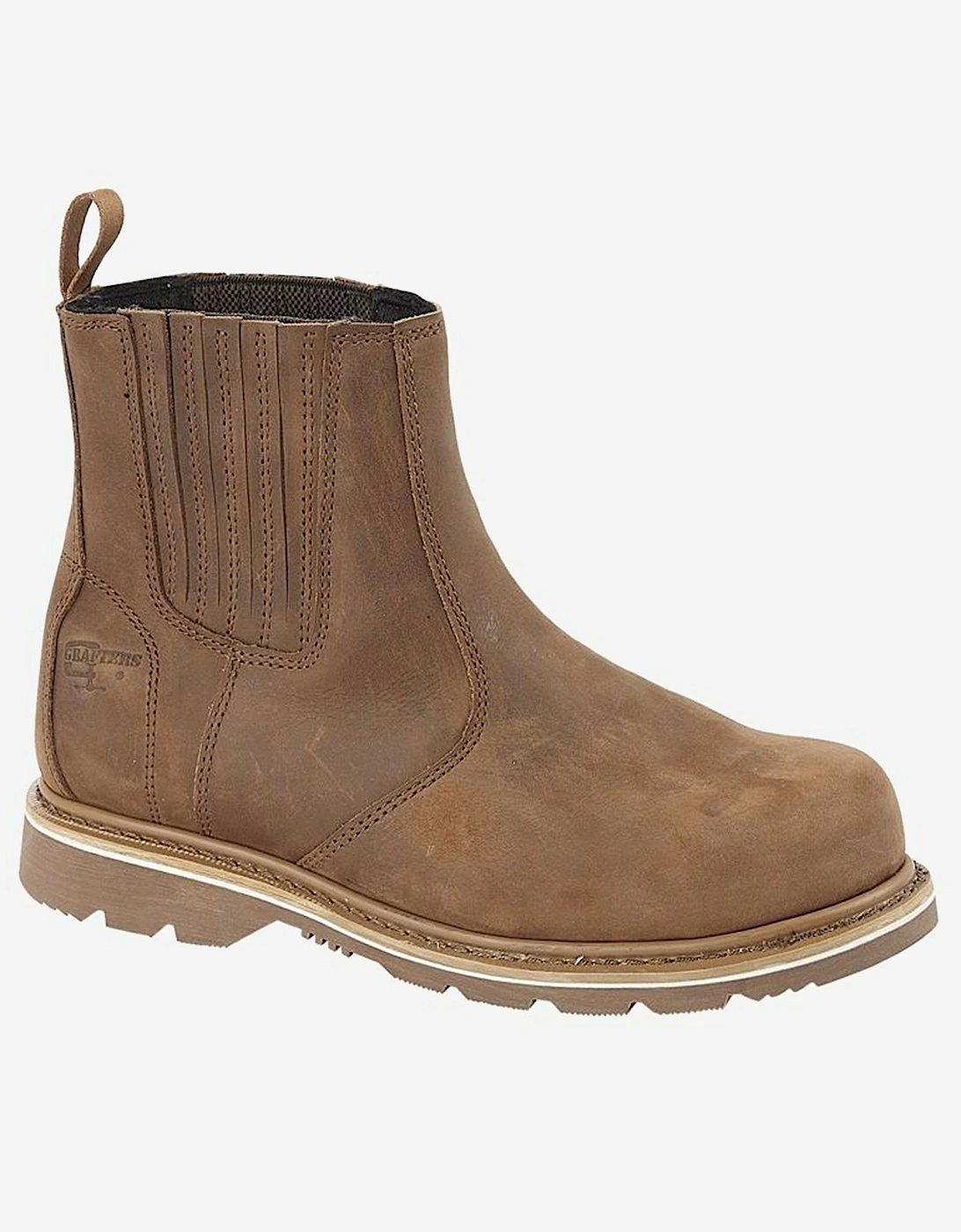 Grafters Longrood Safety Dealer Boots Mens Dark Brown