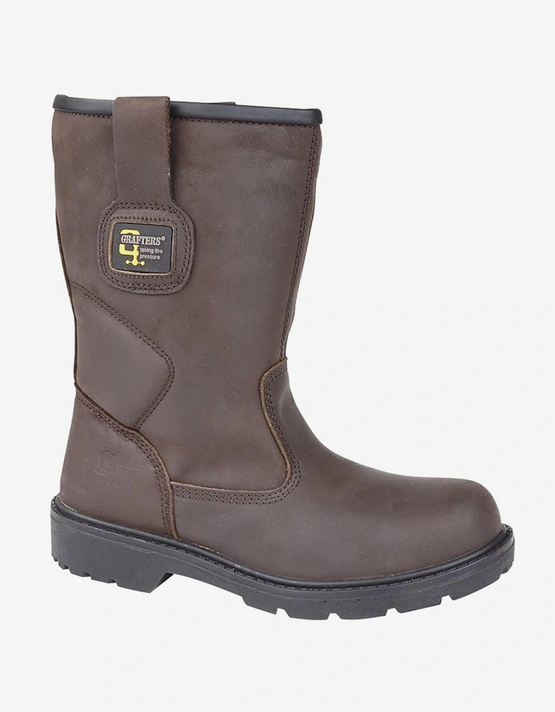 Grafters Chandler Waterproof Safety Rigger Mens Brown