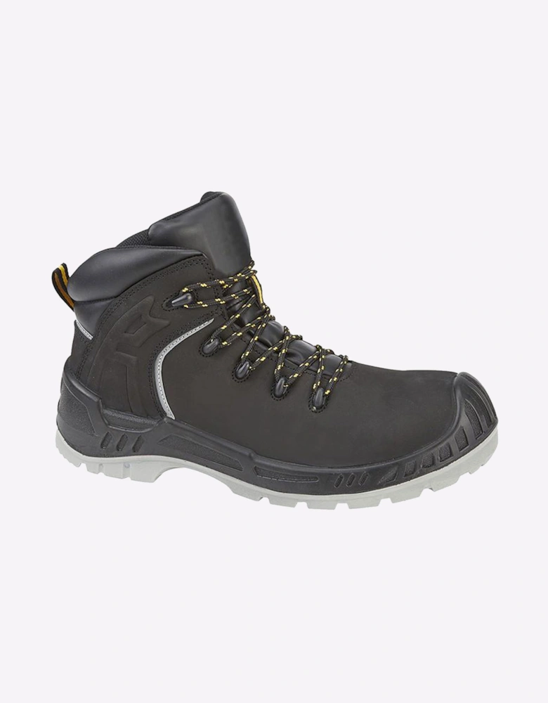 Grafters Indianna Leather Safety Boots Mens Black