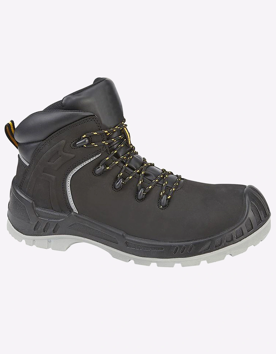 Grafters Indianna Leather Safety Boots Mens Black