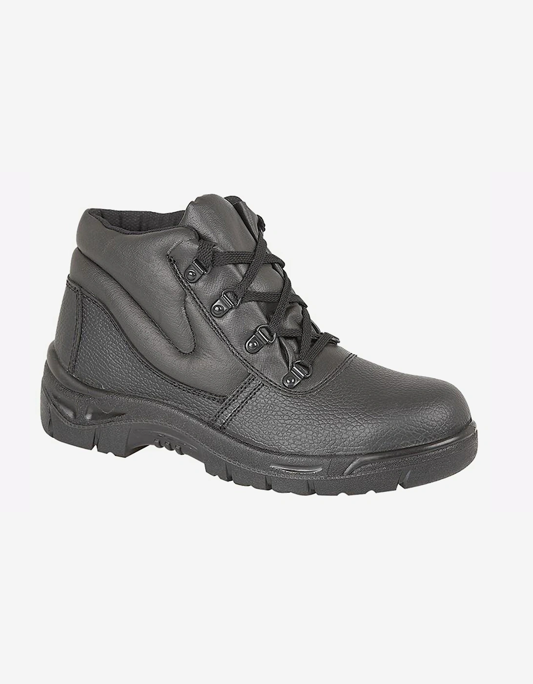 Grafters Condor Mens Leather Safety Boots Black