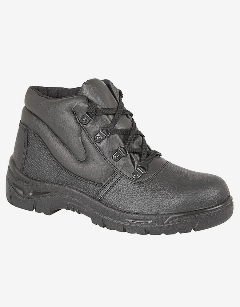 Grafters Condor Mens Leather Safety Boots Black