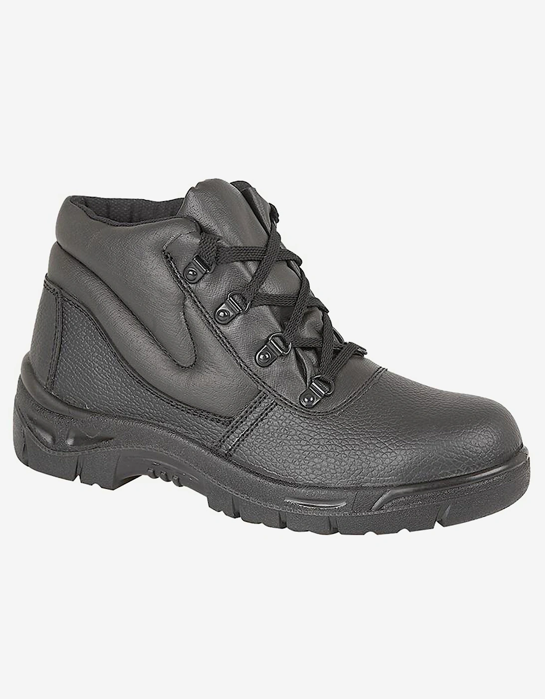 Grafters Condor Mens Leather Safety Boots Black